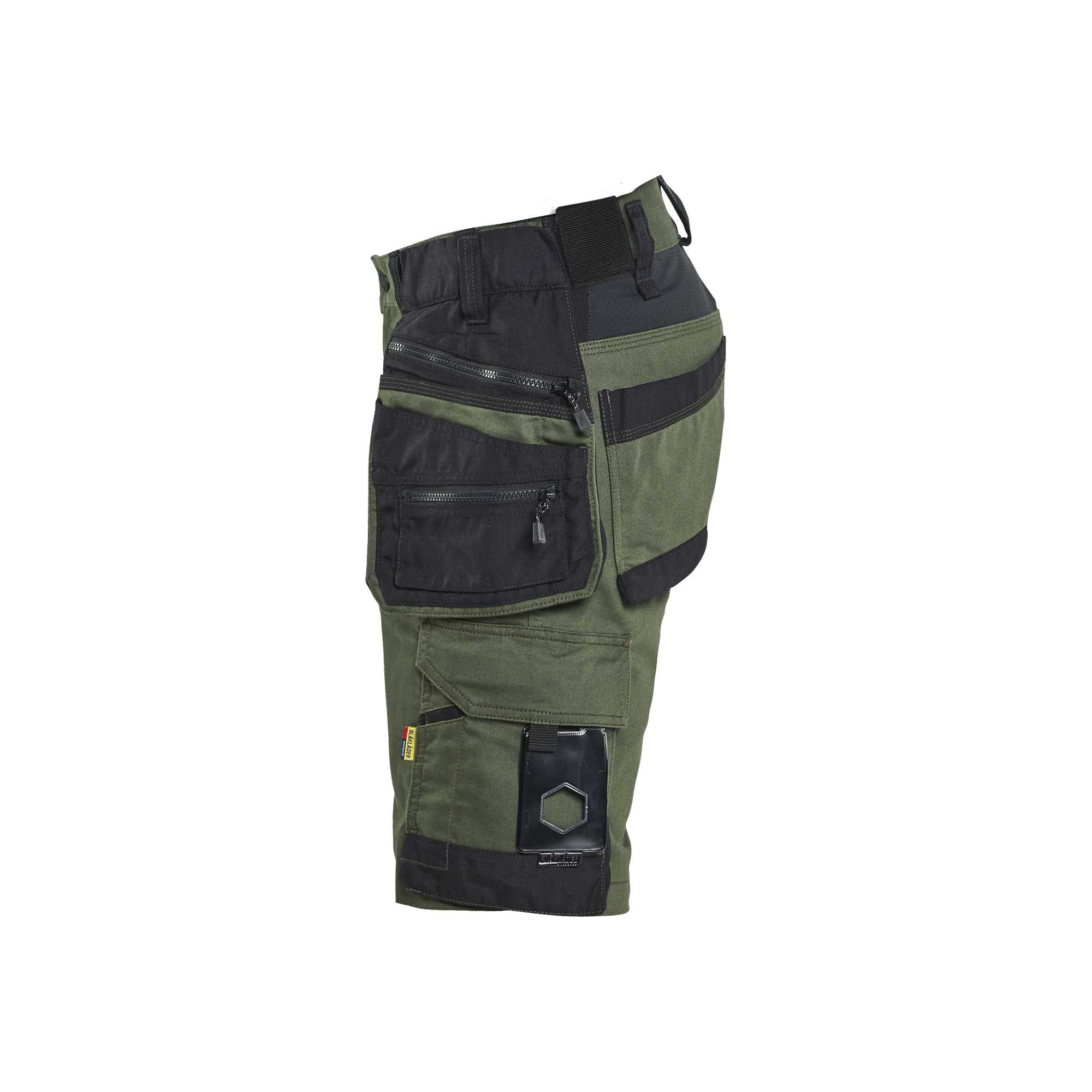 BLAKLADER 19721149 | STRIKER Craftsman Shorts with stretch Work Shorts Men - CORDURA Denim